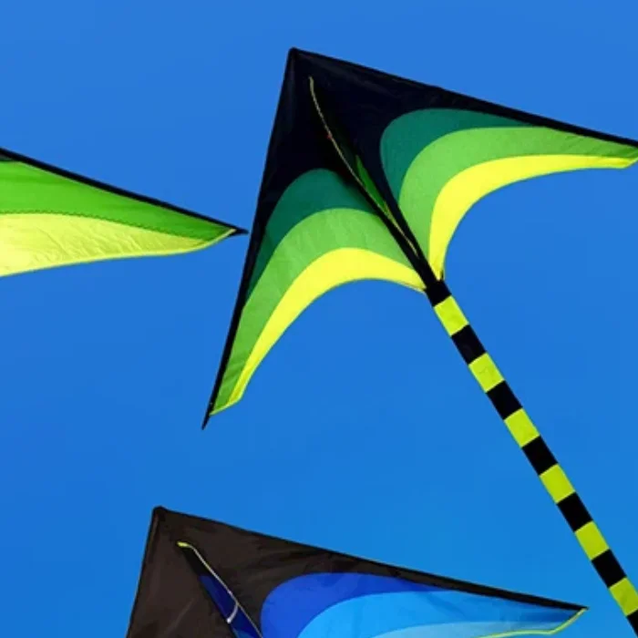 연 프레리 연 1.2m 쉽게 날릴 수 있는 성인 어린이 연 삼각형 연 바람이 잘 부는 곳에 설치하기 쉽습니다