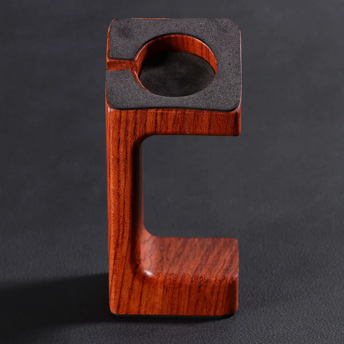 

Wooden Rosewood Smart Watch Charging Mount Lightweight Intelligent Chip Dock Station Holder for Home Office