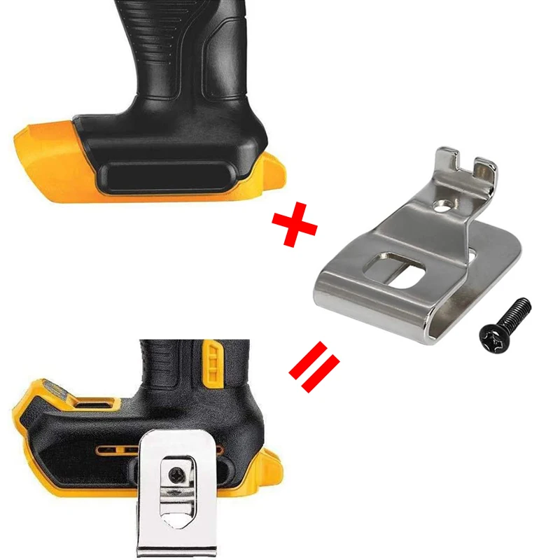 Belt Clip Hook Bit Holder Kit For Dewalt 20v Max DCD771 DCD780 DCD980 DCD985 Electric Drill Belt Hooks Power Tools