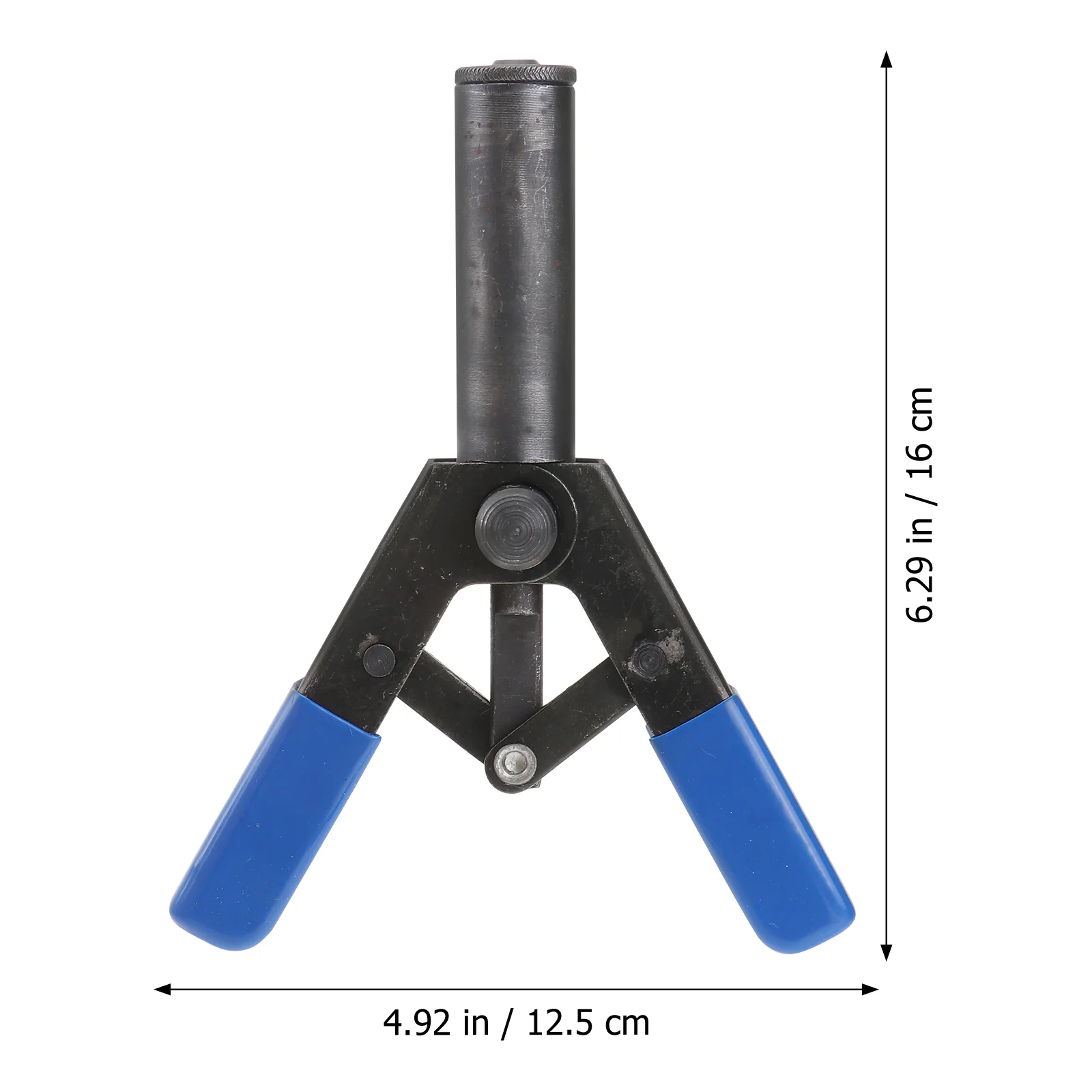 1 Juego de 1 pieza de herramienta de mano extractora de máquina remachadora de núcleo y 40 piezas de remache de poliéster de diseño ergonómico (negro)