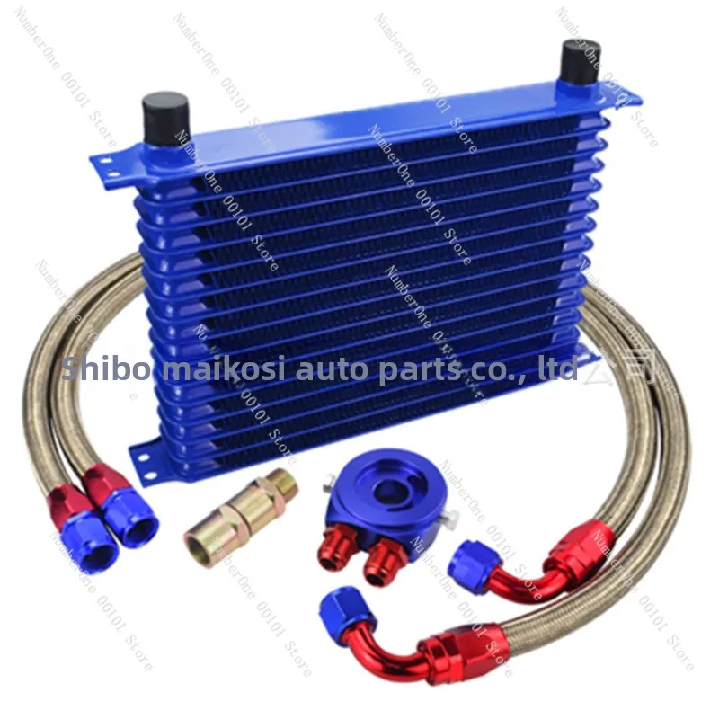 Car restoration  japanese style oil cooler 15 rows 15 layers 15rows engine gearbox oil cooler kit