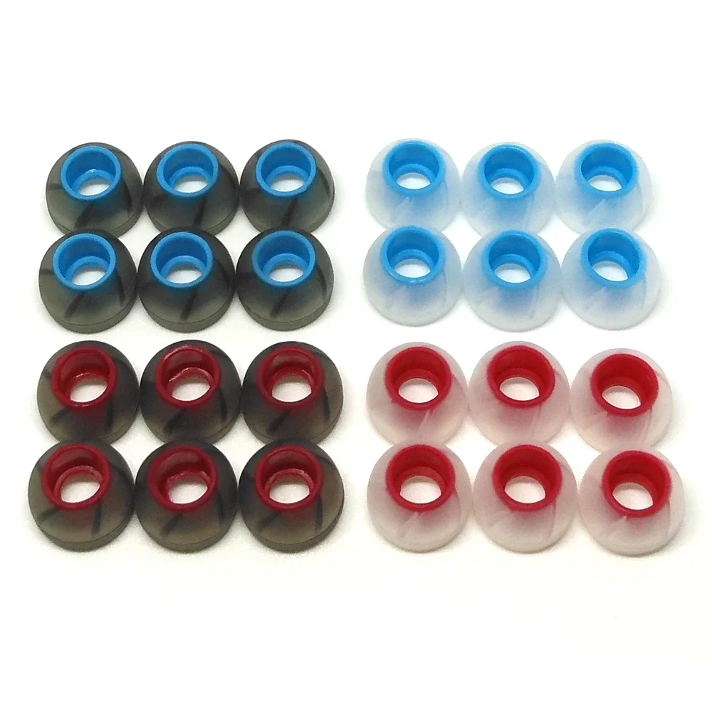 Oreillettes de remplacement en Silicone, 4.5mm ( L M S), coussinets d\'oreille, spirales, ergonomiques, 3 paires