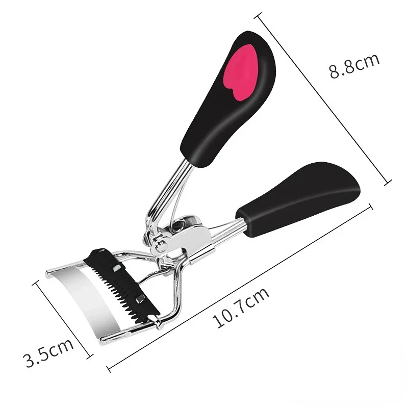 1 PC หัวใจสีฟ้าผู้หญิง Eyelash Curler ขนตา Professional Curling Lashes CLIP Lift เครื่องมือ Long Lasting Eyes อุปกรณ์แต่งหน้า