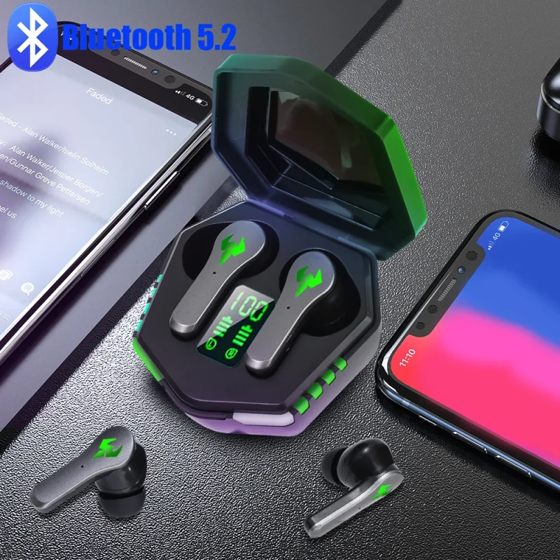 N35 Digital display Tws Audifonos Auriculares Bluetooth Wireless Headphones Earbuds Gaming In-Ear Earphones