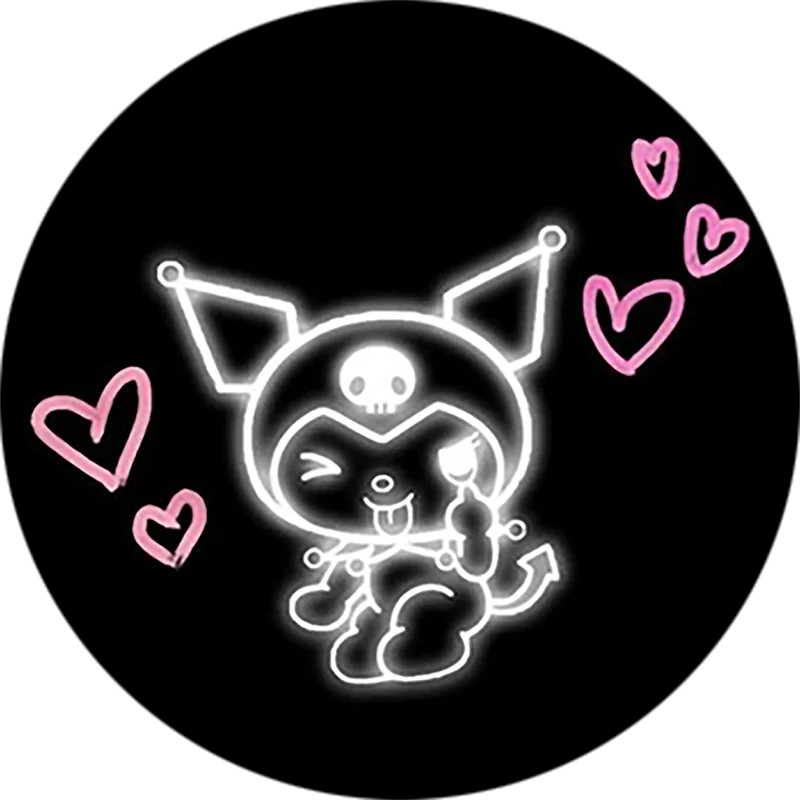 Phone Socket Popping KUROMI For iPhone 15 Smartphone And Tablet Mobile Phones Griptok Finger Ring Holder For Xiaomi Stand Holder