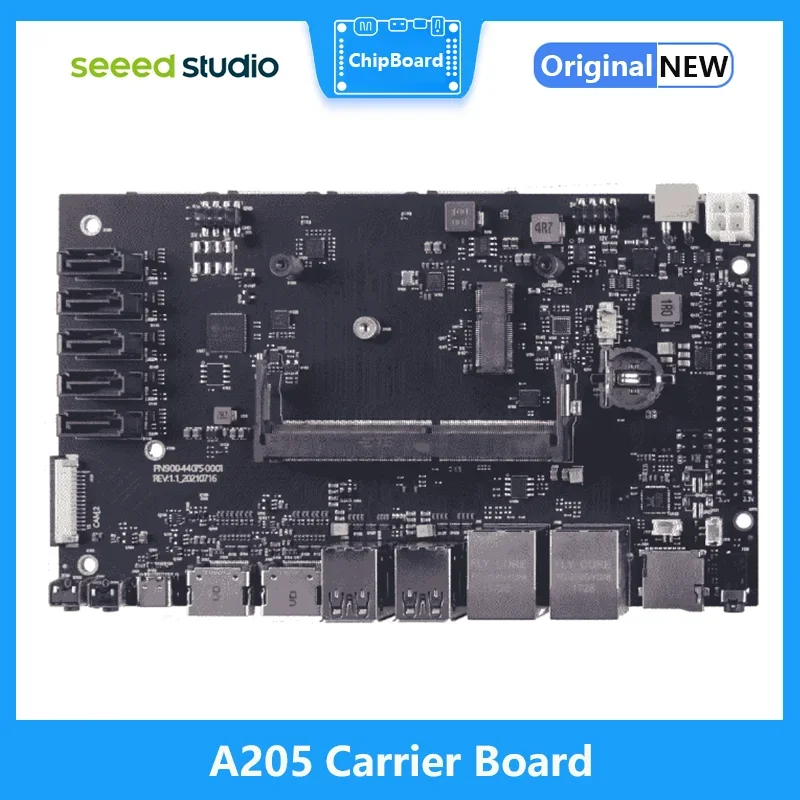 A205 Carrier Board for Jetson Nano/Xavier NX/TX2 NX With Compact Size and Rich Ports