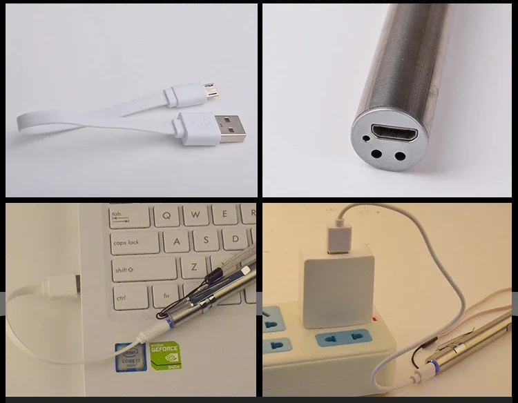 USB Rechargeable LED Flashlight High-quality Powerful Mini LED Torch XML Waterproof Design Pen Hanging With Metal Clip