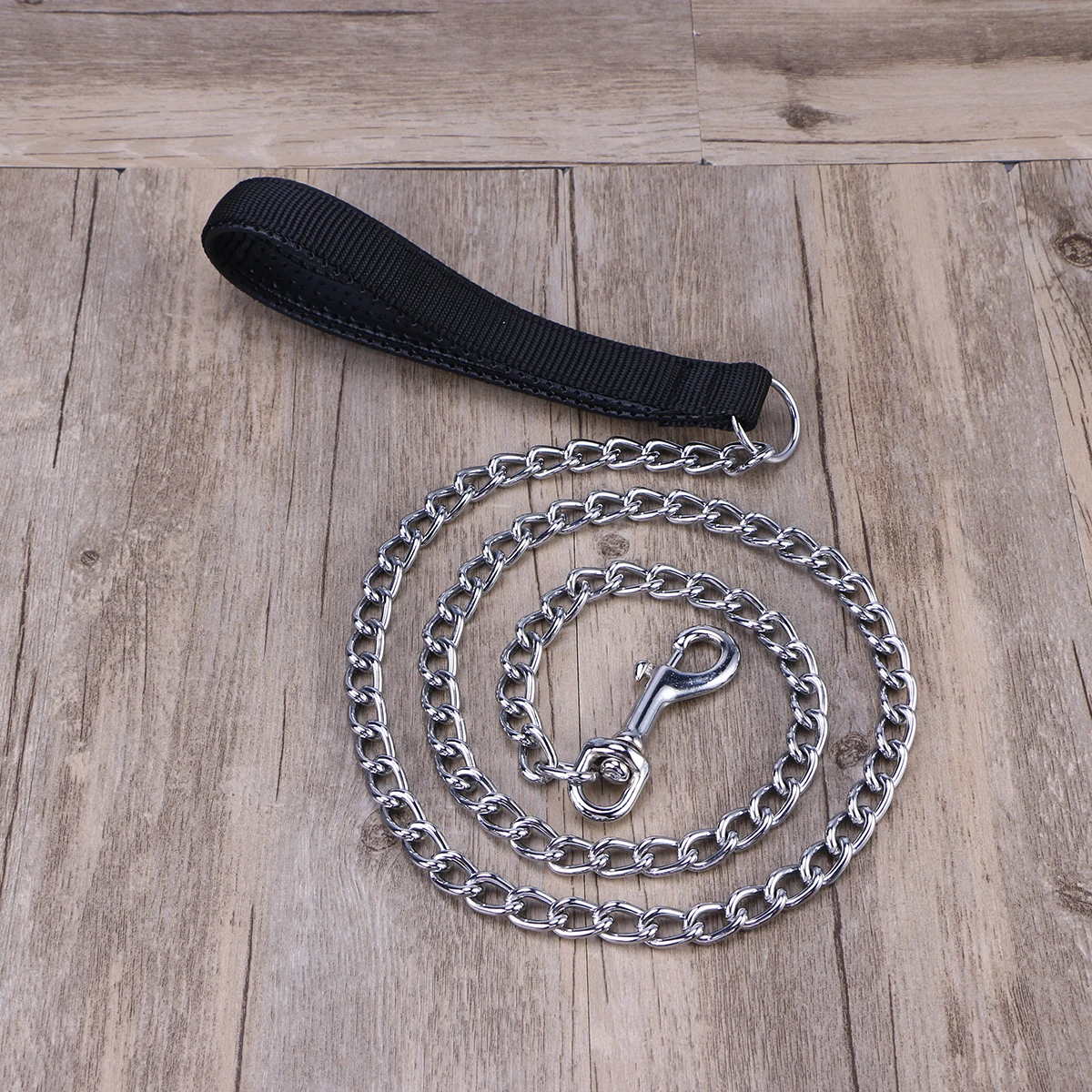 

Black Iron Rope Dog Leash Durable Metal Pet Traction Strong Control for Small Medium Dogs Walking Dog Leash Pet Hauling Cable