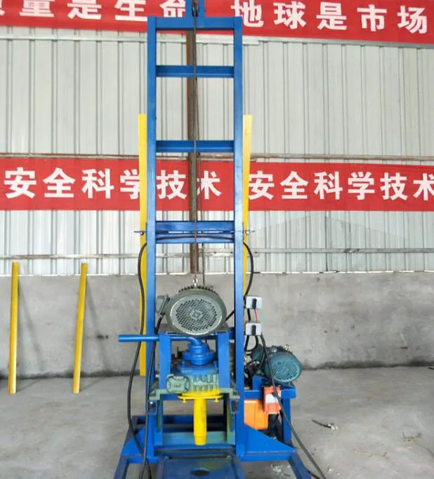 manual water well drilling machine  borehole deep water well drilling rig machine