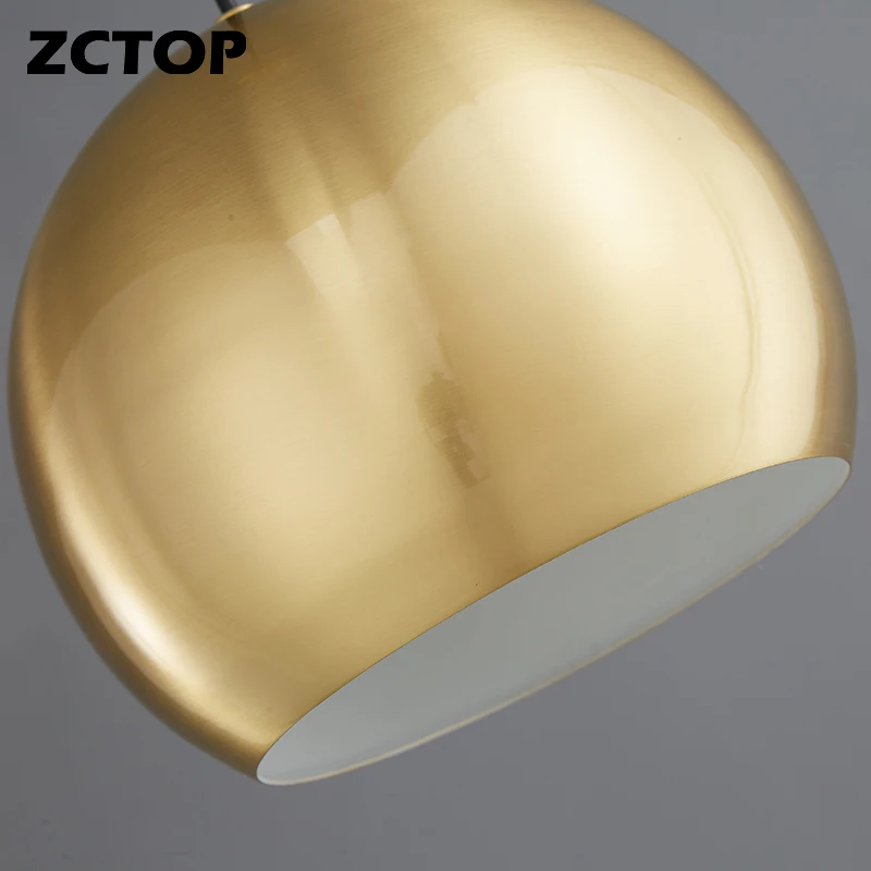 New Modern LED Pendant Lamps Home Copper Hanging Lights For Living Dining Room Kitchen Parlor Bedroom Bedside Lighting Luminaire