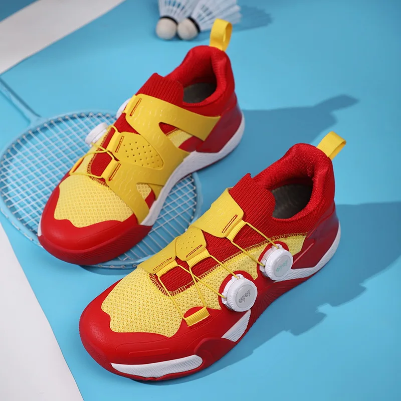 2025 New men's badminton shoes Breathable mesh badminton sneakers Comfortable outdoor sneakers women's non-slip badminton shoes