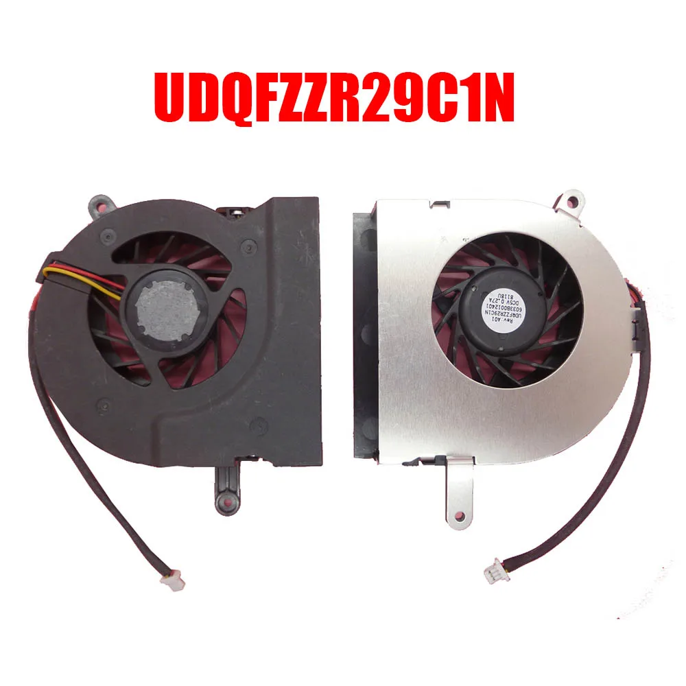 Ventilador do processador do portátil UDQFZZR29C1N para Toshiba Satellite, A200, A205, A210, A215, L205, 6033B0012401, DC5V, 0.27A, Novo