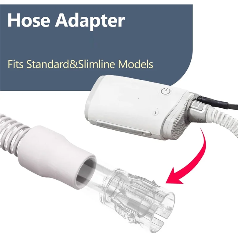 

【Вкл-полка】Мультибрендовые воздушные назальные маски, аксессуары, разъем для шланга, 2 шт. для переработанного Airmini, для трубного порта CPAP