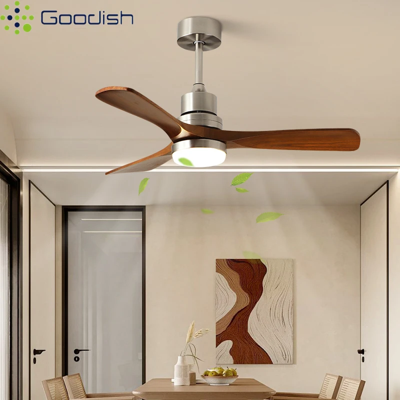 Modern Simplicity LED Ceiling Fan Remote Control Strong 3 Blades Art Creative Lamps for Living Room Home Decoration Chandeliers