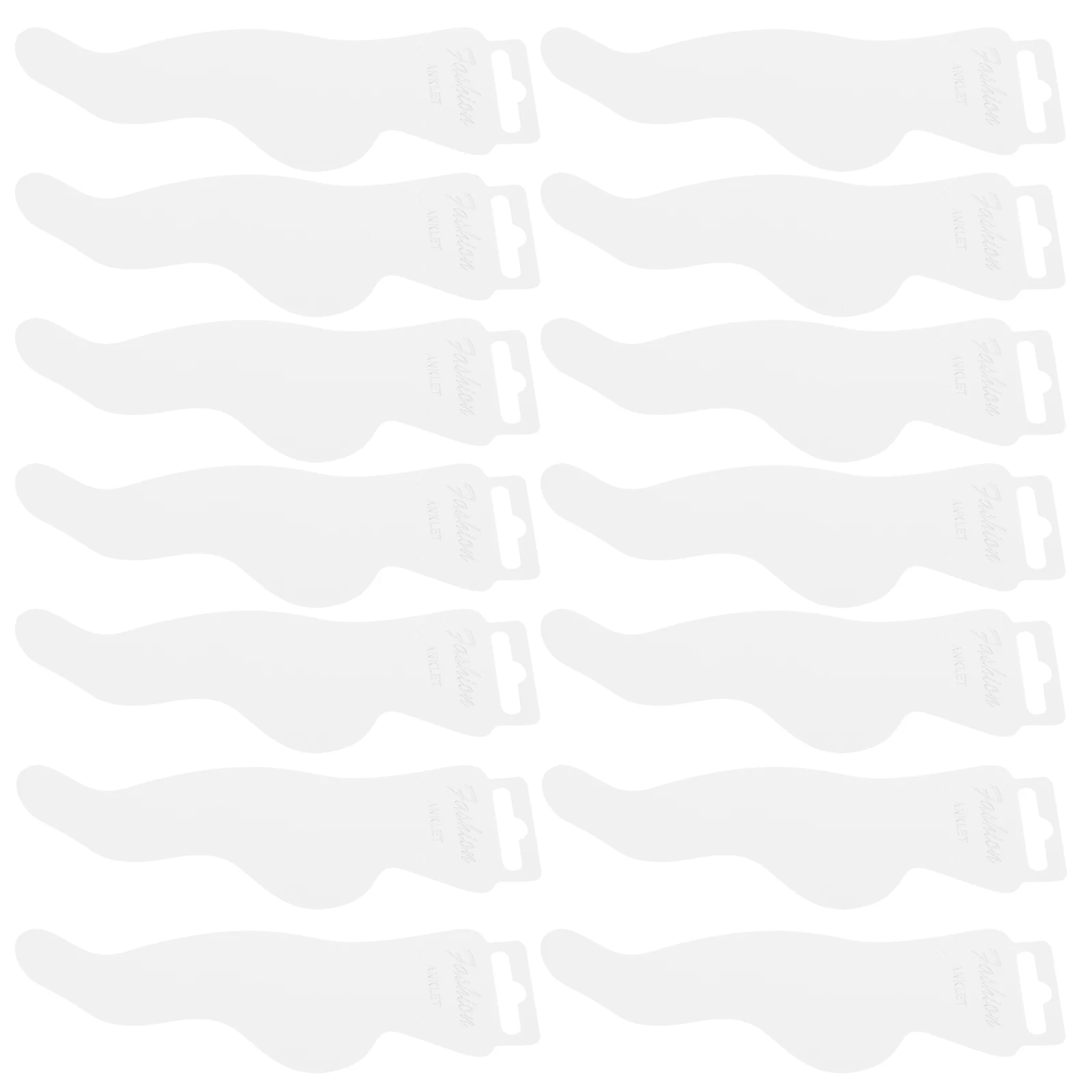 

100pcs Blank Cards for Earrings Anklet Jewelry Display Durable Paper Smooth Storage Selling Anklet Display Paper Cards