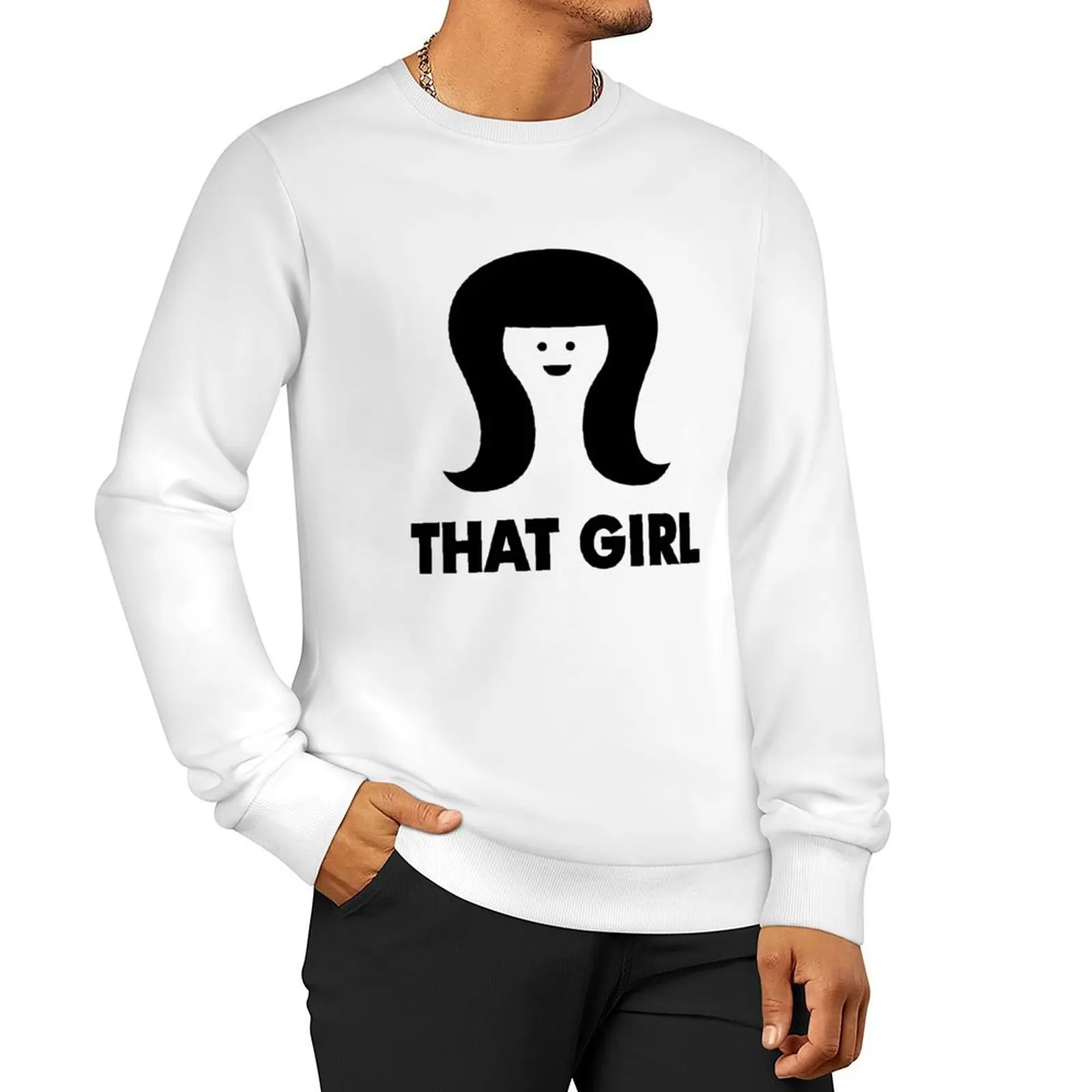 

THAT GIRL Sweatshirt blouse tracksuit men korean clothes aesthetic sweatshirts