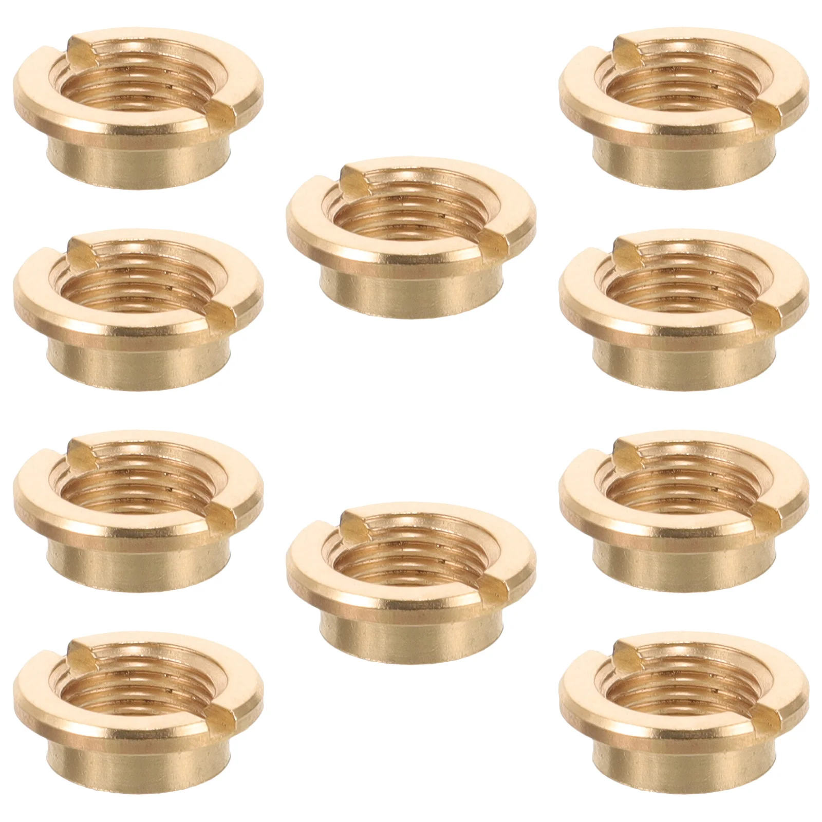 

10pcs Gold Quartz Clock Nut 4mm Round Head Movement Replacement Part Silent Mechanism Repair Kit DIY Clock Accessories