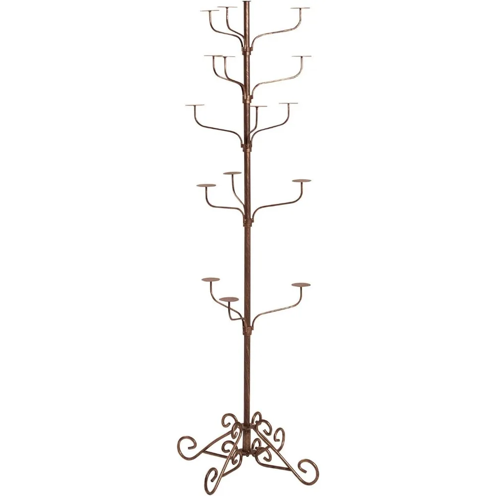 

Boutique Cobblestone 5-Tier Hat Display Stand, 72" H Hat Rack Stand Holds 15 Hats, Elegant Hat Display for Retail and Home Use