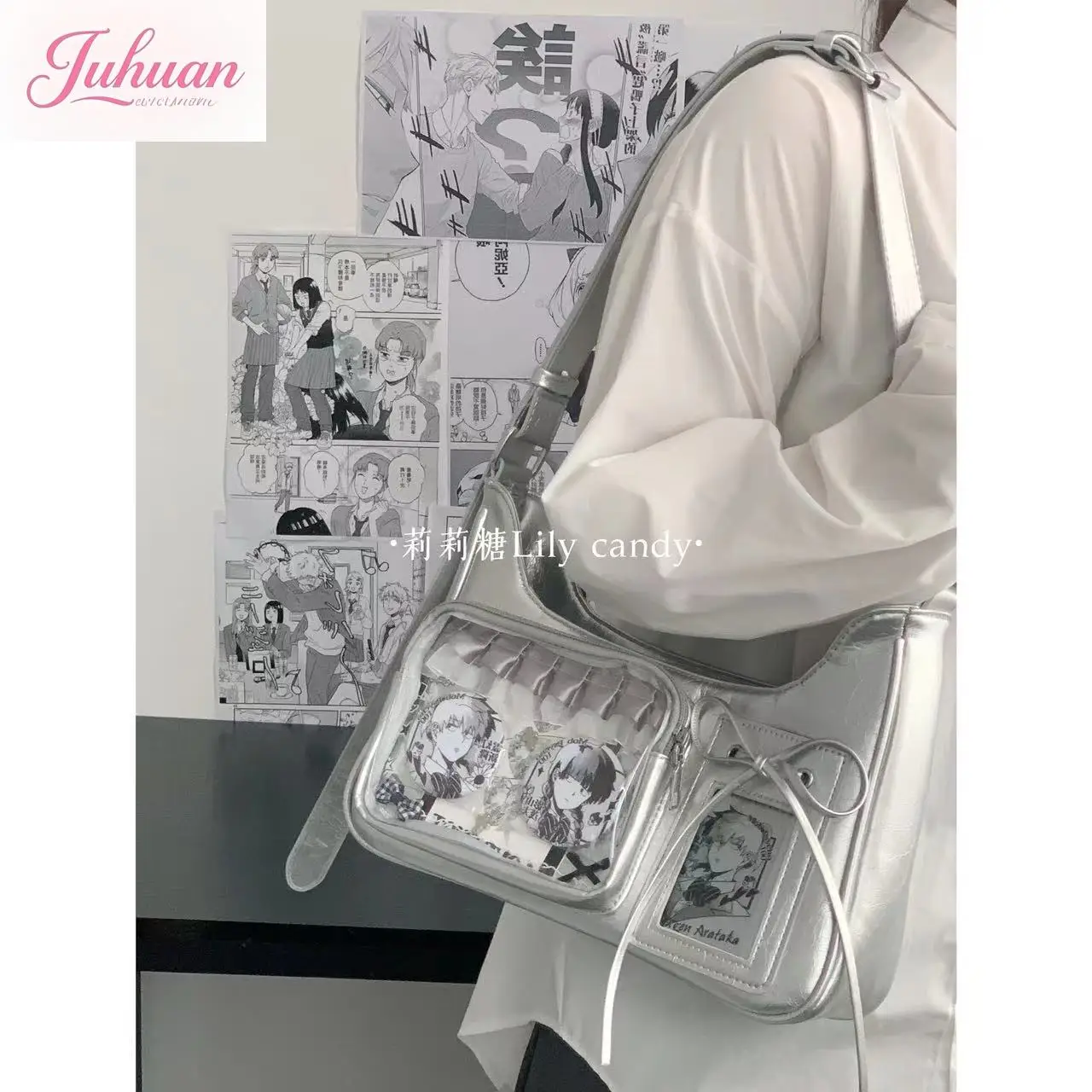 Original Lta Bag Niche Design Sense Small Food Quantity Two-dimensional Comic Exhibition Single Shoulder Messenger Bag for Women