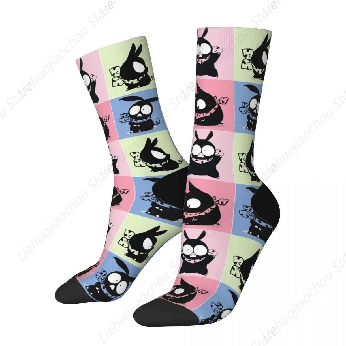 Autumn Winter Fashion Women Men Prime Series Of P-Chan Socks Ranma Anime Non-slip Skateboard Socks