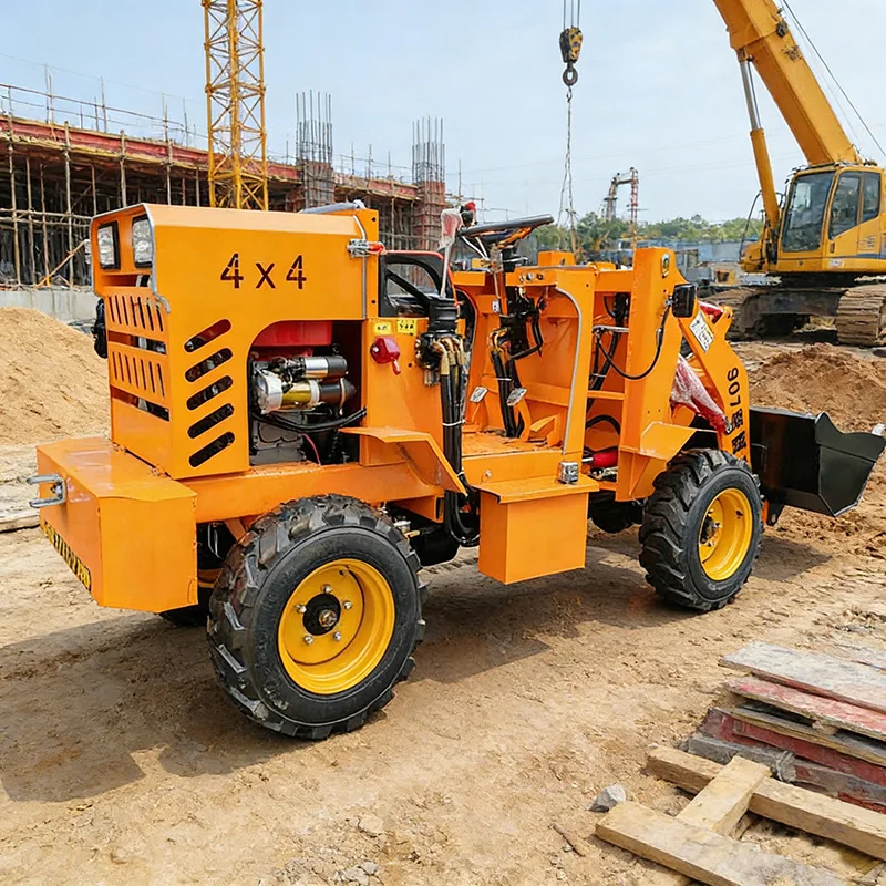 Customized Mini Loader Low-priced Wheel Loader for Sale Factory Direct Sales Suitable for Landscaping Contractors