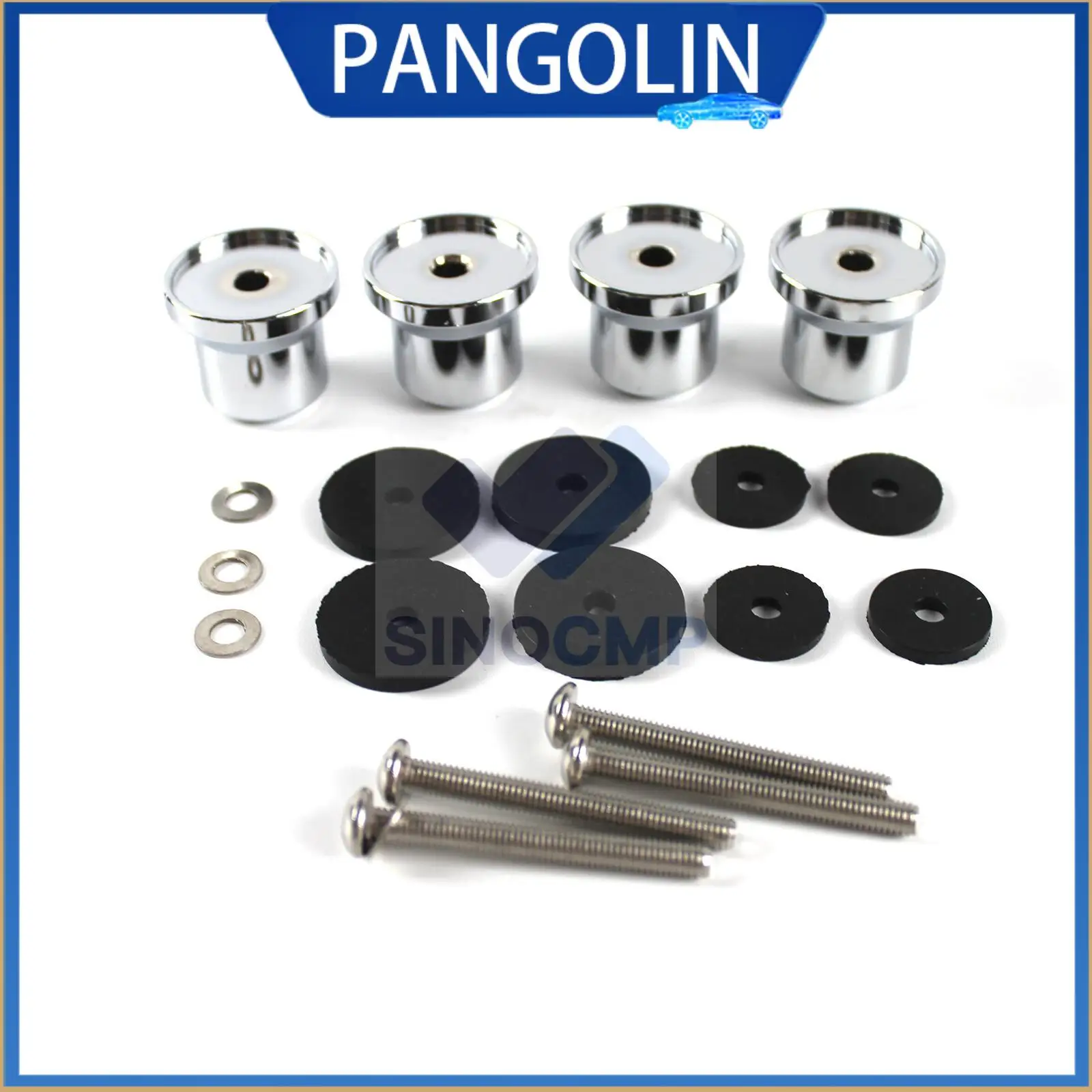 

PANGOLIN 58 Luggage Rack Riser Complete Kit Fit Honda Goldwing GL1800 Models 2001 to 2017 Touring Motorcycle Accessory