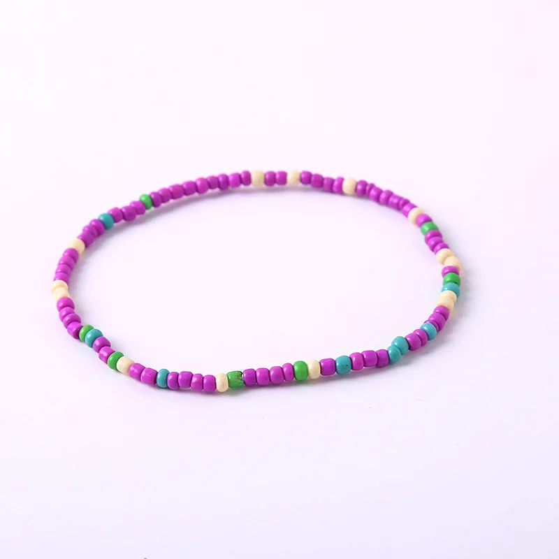 17-teiliges Set aus elastischen Armbändern mit Perlen im Boho-Stil für Damen, stapelbare, dehnbare Armreifen, bunte Boho-Strandarmbänder, handgefertigter Schmuck. – Detail 10