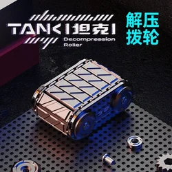 Cool Tank Fidget Roller, autismo, TDAH, Metal EDC, juguetes Fidget, juguetes de escritorio de oficina, juguetes para aliviar la ansiedad y el estrés, regalo para adultos