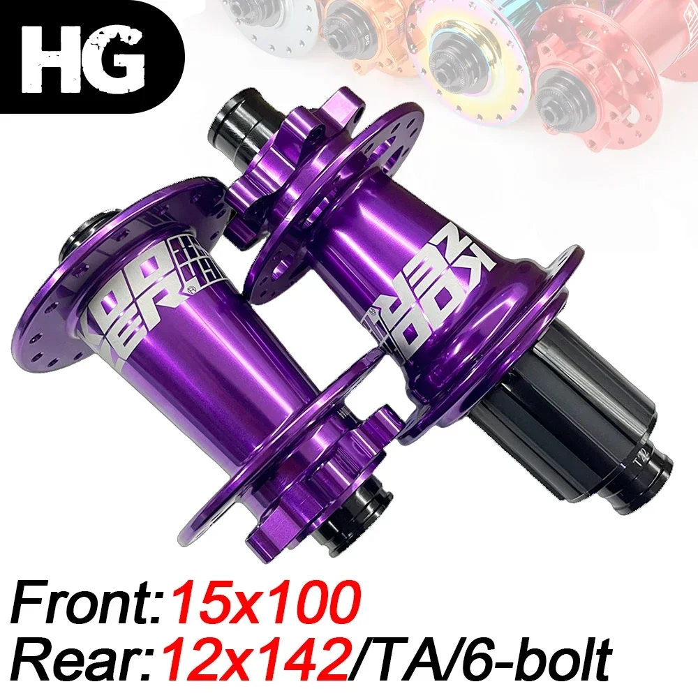KOOZER XM490 PRO 32 Holes Mtb Hubs Thru Axle 12x142 Rear Hub