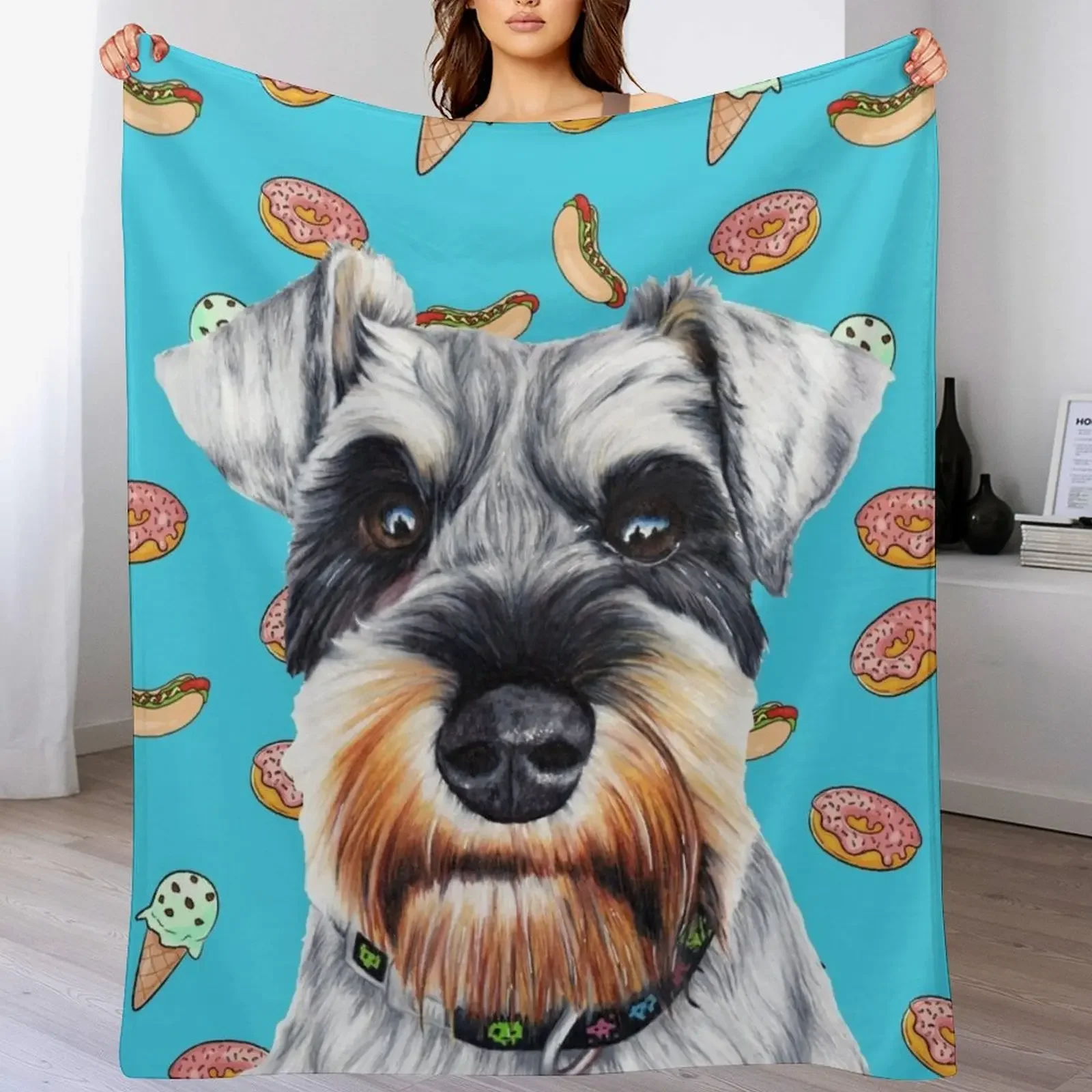 

Sweets and desserts Throw Blanket Hairy Picnic Summer Beddings Blankets For Bed Blankets