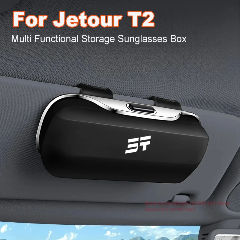

Multi-Functional Storage Sunglasses Box Car Interior Sunshading Board Clip Case for Jetour T2 X70 plus Dashing 2025