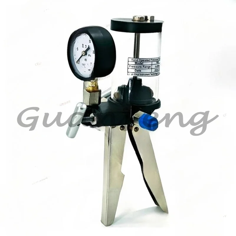 Pneumatic test pump Handheld pressure calibration pump 16 bar
