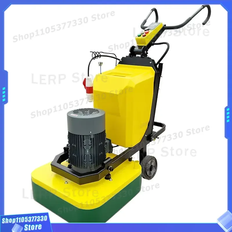 380V Handheld Concrete Epoxy Grinder Automatic Diamond Polishing Machine Wet Dry Motor High Efficiency Small Area Marble