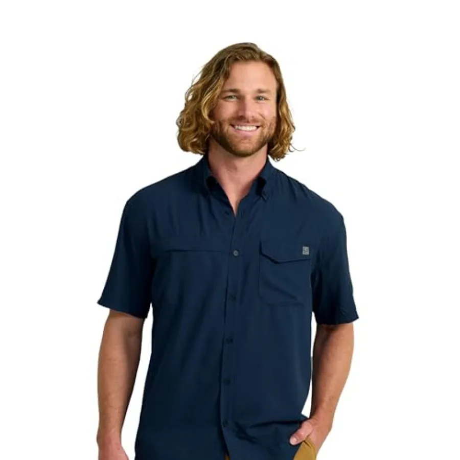 

Men's Tide Point Kc Scott Original Artwork Short Sleeve Shirt Fishing Button Down