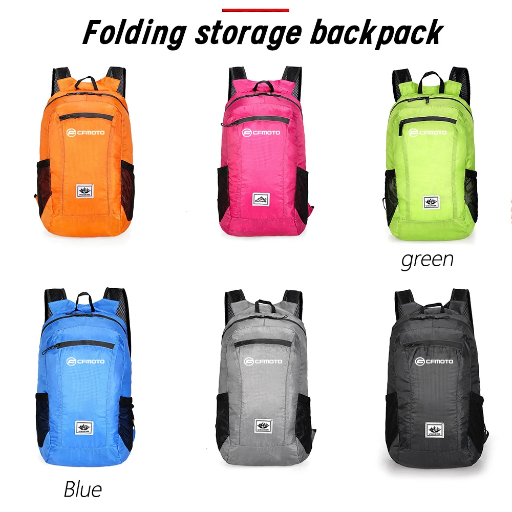 For Cfmoto 450Nk 650NK 400NK 300NK 400GT 650MT 800Mt 250SR CLX700 450SS Water-Proof Foldable Backpack Bag Motorcycle Parts