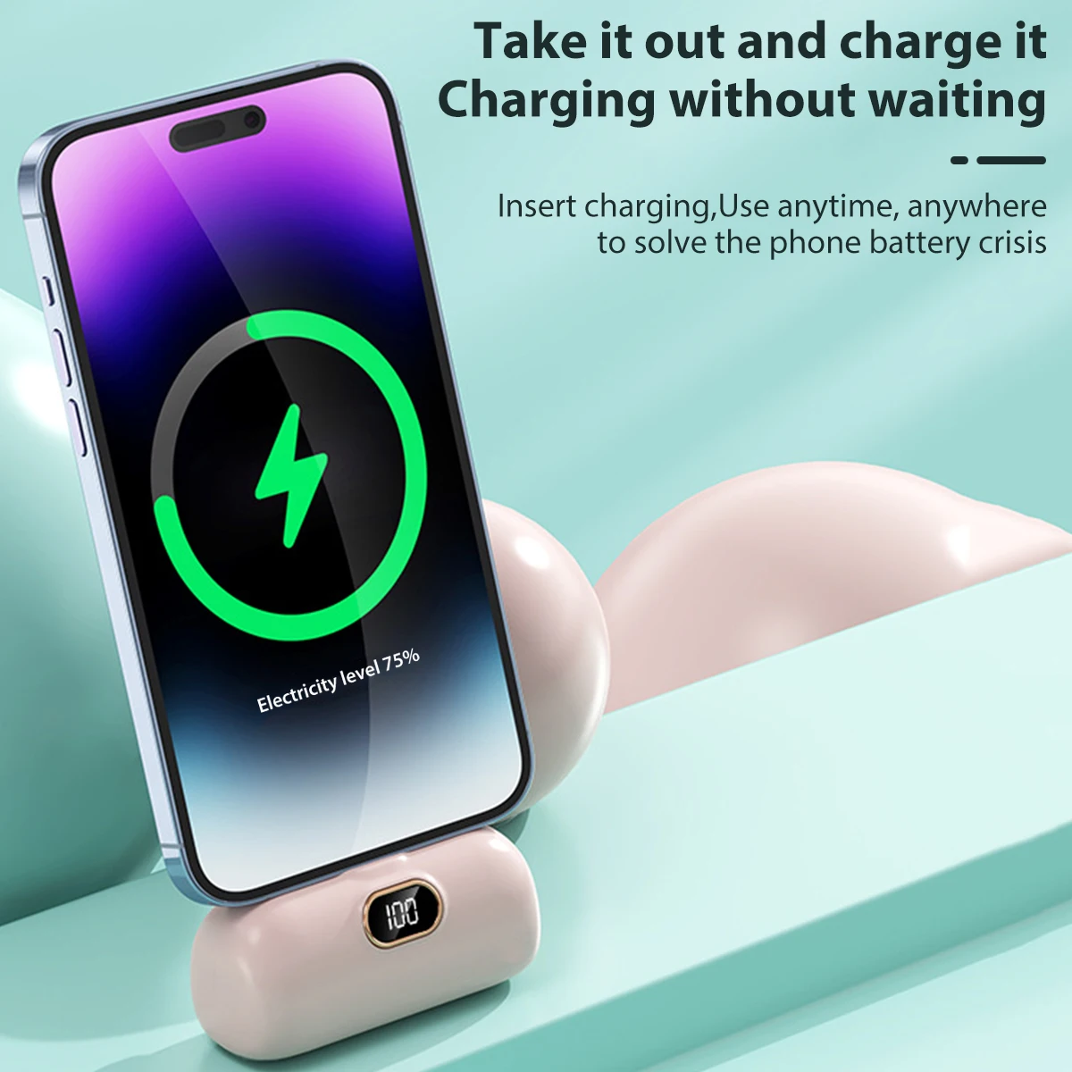 Mini banco de energía inalámbrico 22,5 W 5000mAh portátil de carga rápida fuente de alimentación móvil cargador de batería externo para iPhone 16 Xiaomi