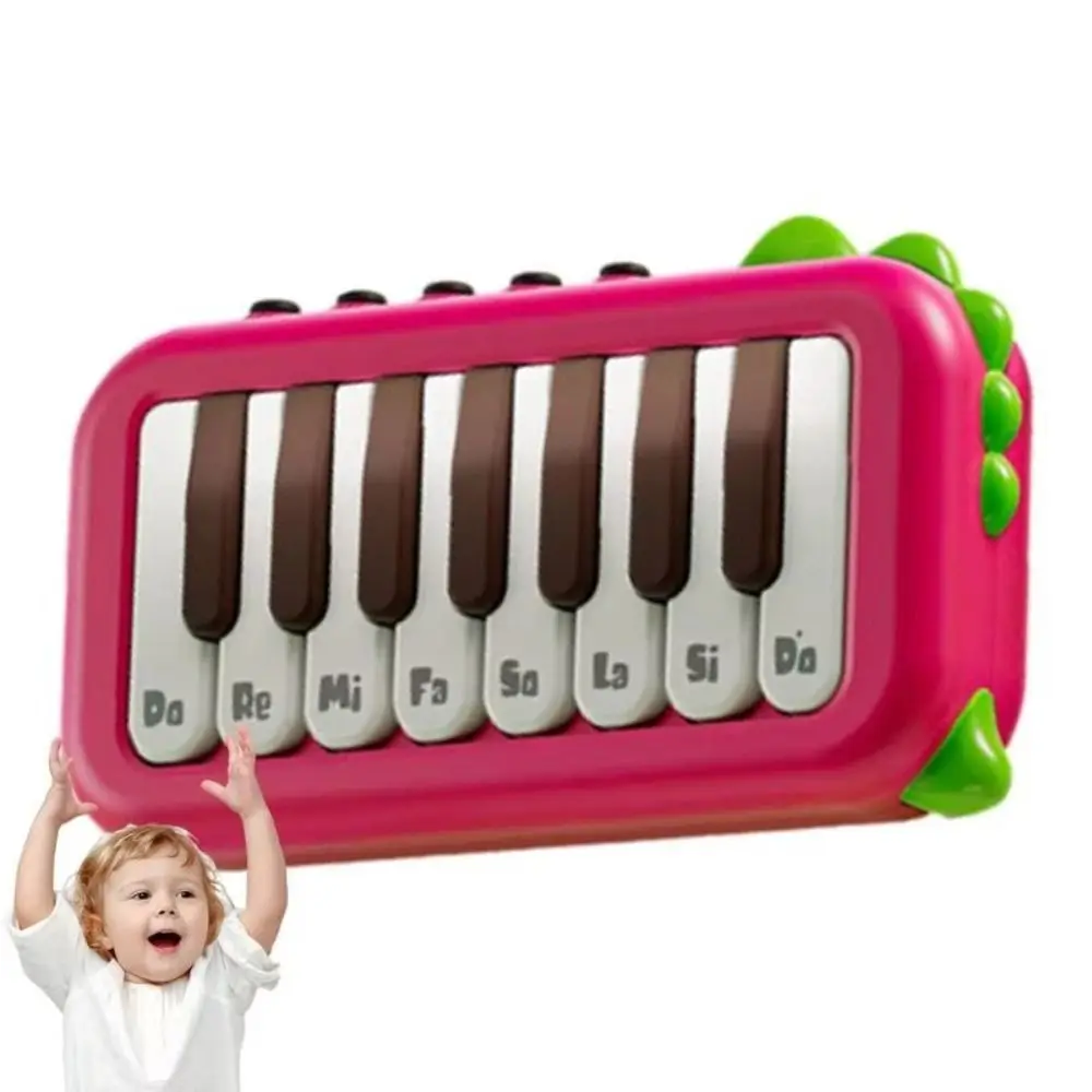 15 Key Pocket Piano 3 Different Tones ABS Mini Electronic Piano Illuminated Keys Music Instrument Early Education Music Toys