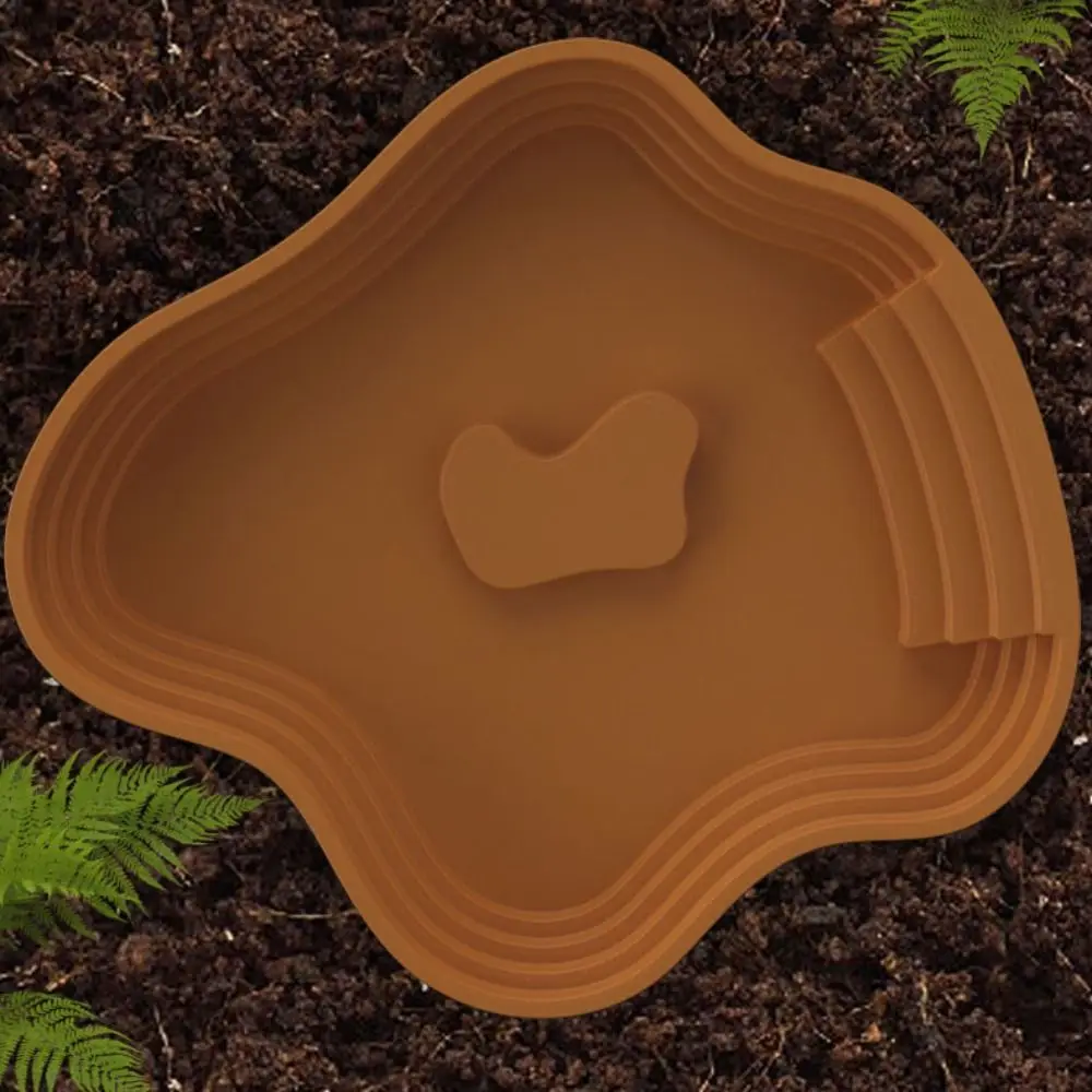 Stair Design Turtle Bathing Basin Plastic Thickened Reptiles Water Basin Professional Large Size Amphibian Water Bowl Frog