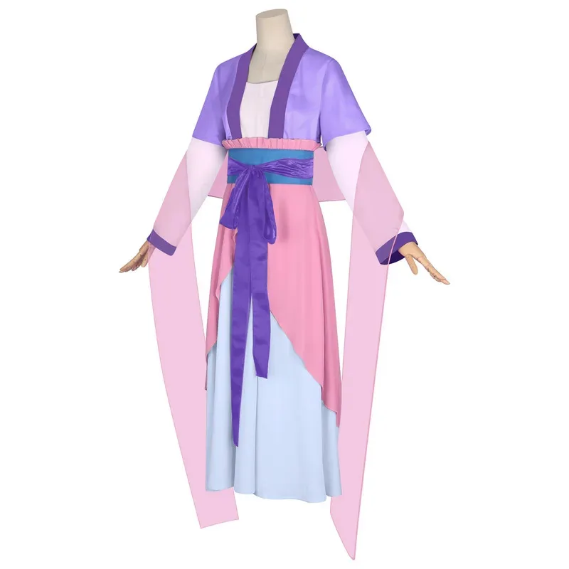 

COSda@Maomao Costume Cosplay Dress Purple Maomao Outfit Women Hanfu Uniform Kimono Tops Skirts SetCOSda@