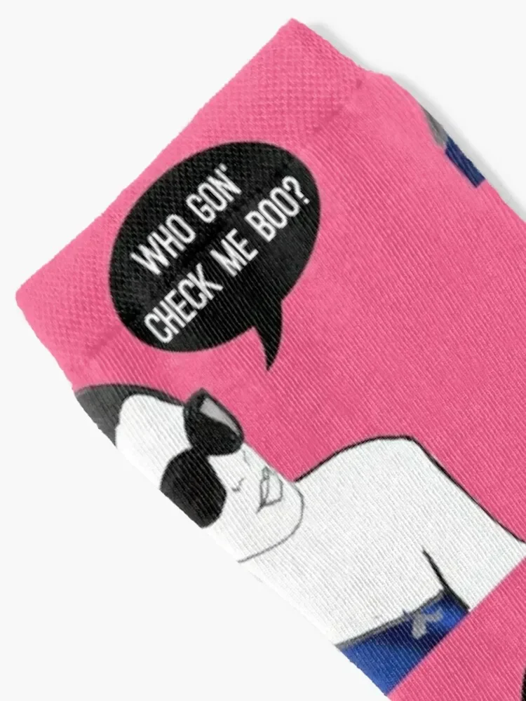 Who gon' check me boo? Socks Rugby japanese fashion Stockings man Men Socks Women's