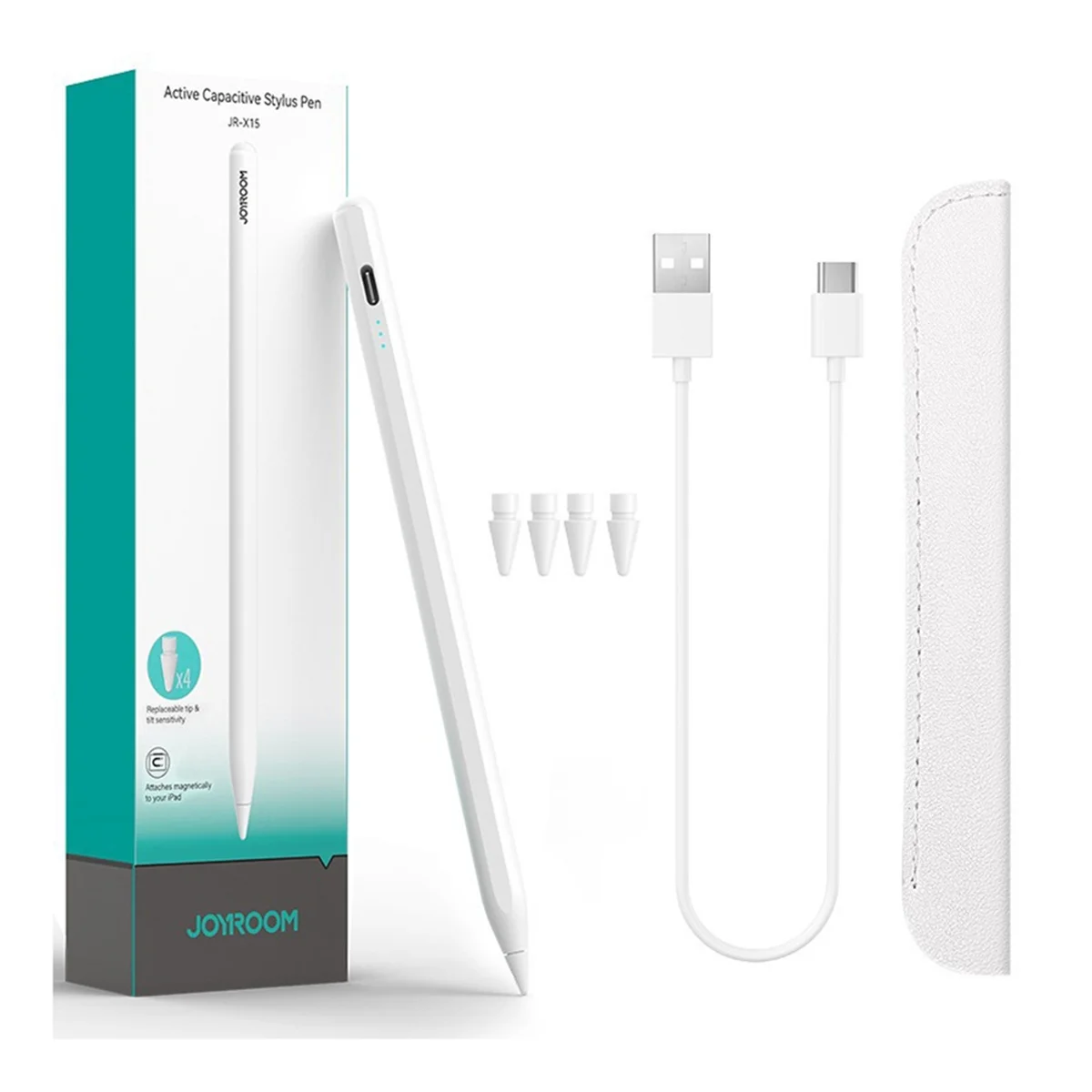 Practical-JOYROOM Capacitive Pen Cell Phone Tablet Anti-Touch Capacitive Pen Bluetooth Portable Operation Active Stylus