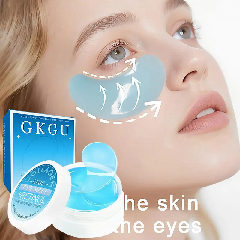 Hyaluronic Acid Eye Mask Collagen Under Eye Patches Retinol, Avocado Extract, Hydrating Reduce Dark Circles, Smoothing Eye Care