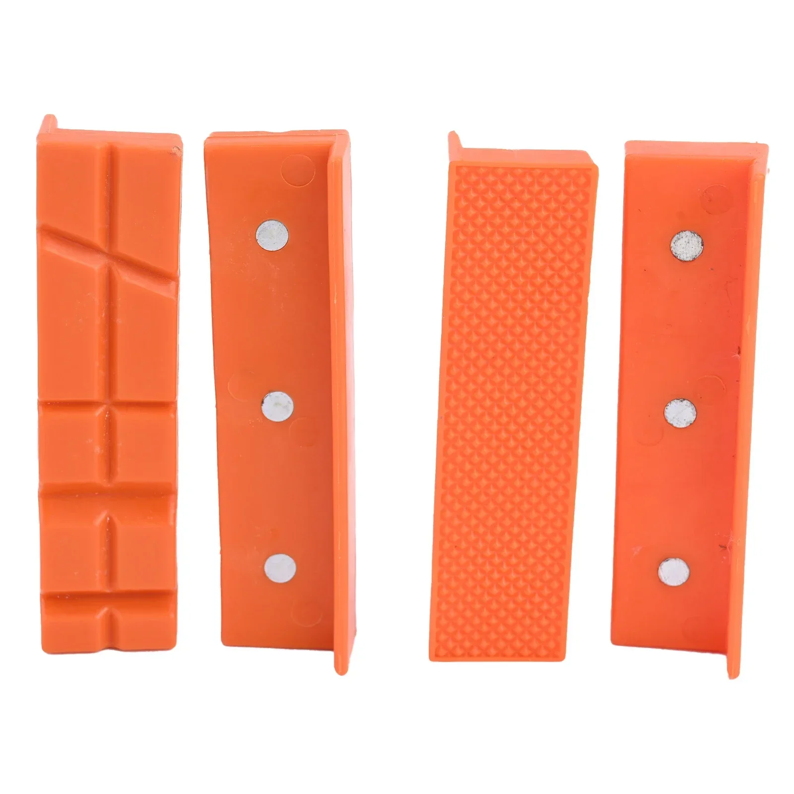 V Shaped Jaw Pads Bench Vice Jaw Pads Bench Vice Magnetic Vise Jaw Pads Plain Weave Metal Plastic For Holding Wood