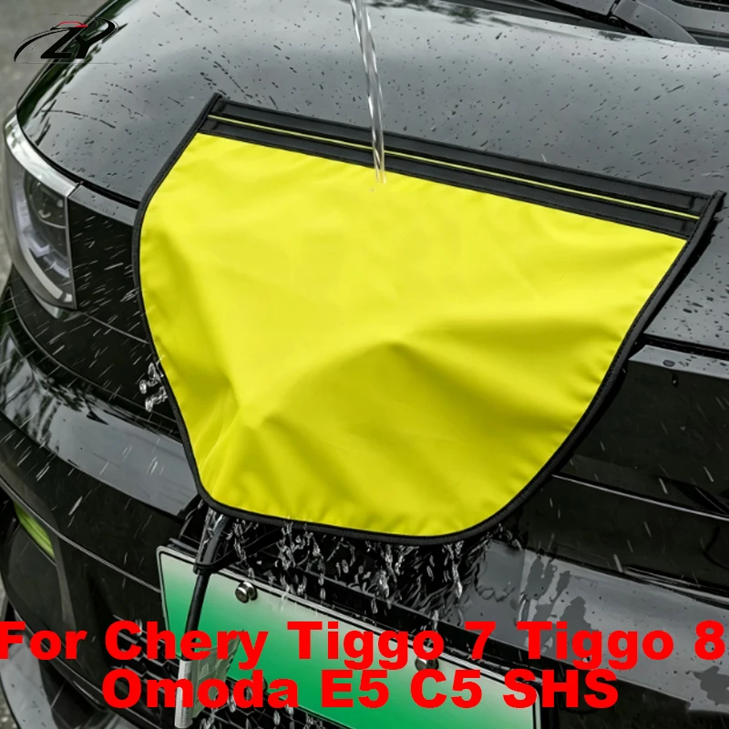 For Chery Tiggo 7 Tiggo 8 Omoda E5 C5 SHS Magnetic Oxford Fabric EV Charging Port Rain Cover Waterproof Charger Plug Protector