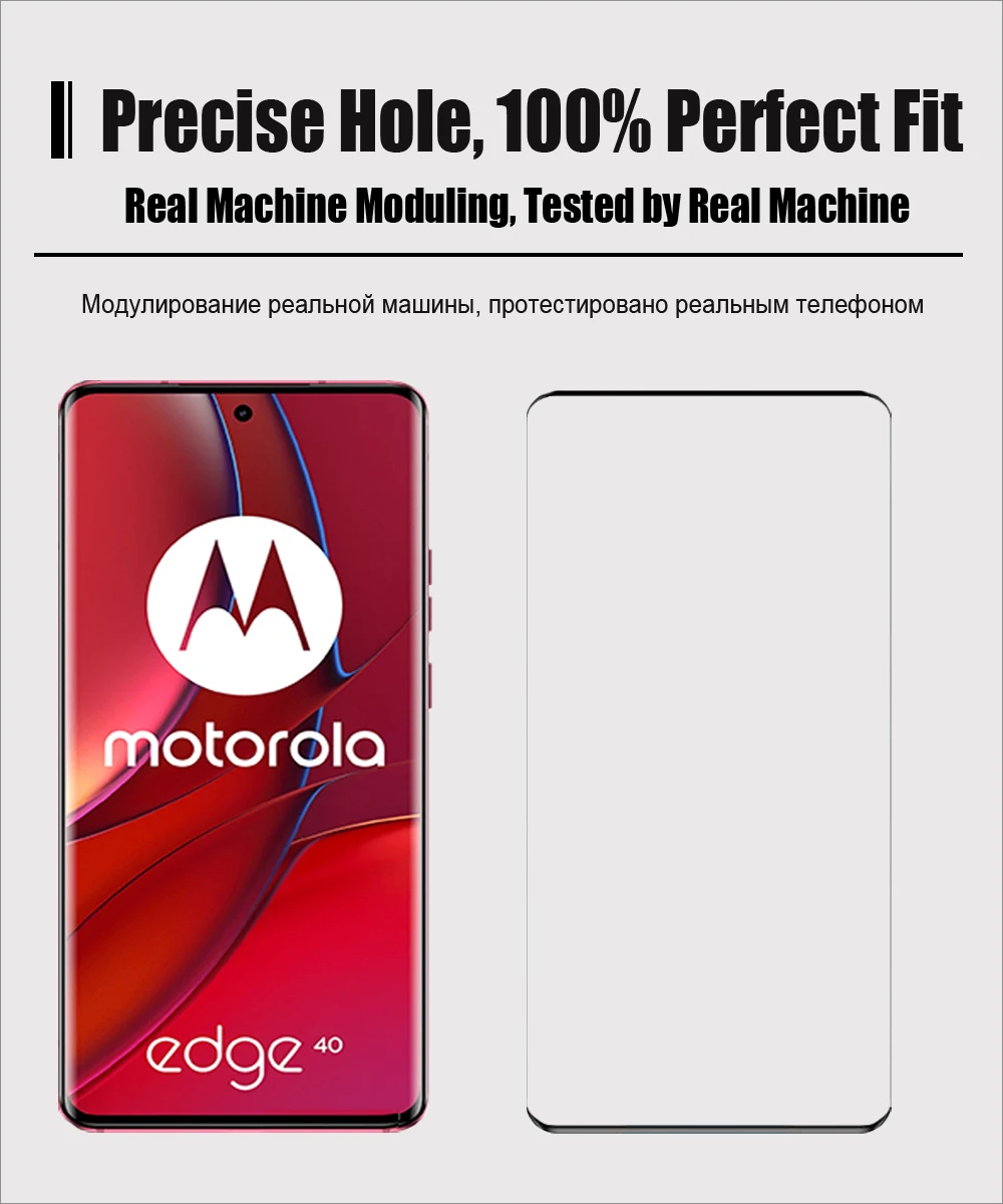 Screen Protector For Motorola Moto Edge 40 Protective Films Tempered Glass Moto Edge 40 Pro/Edge 30/Edge 30 Ultra/Edge 30 Fusion