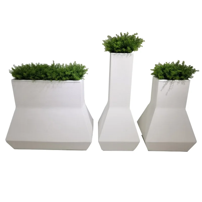 

Modern Hanging Flower Stand Plant Pots Fiberglass Flower Pots Outdoor Indoor Planters