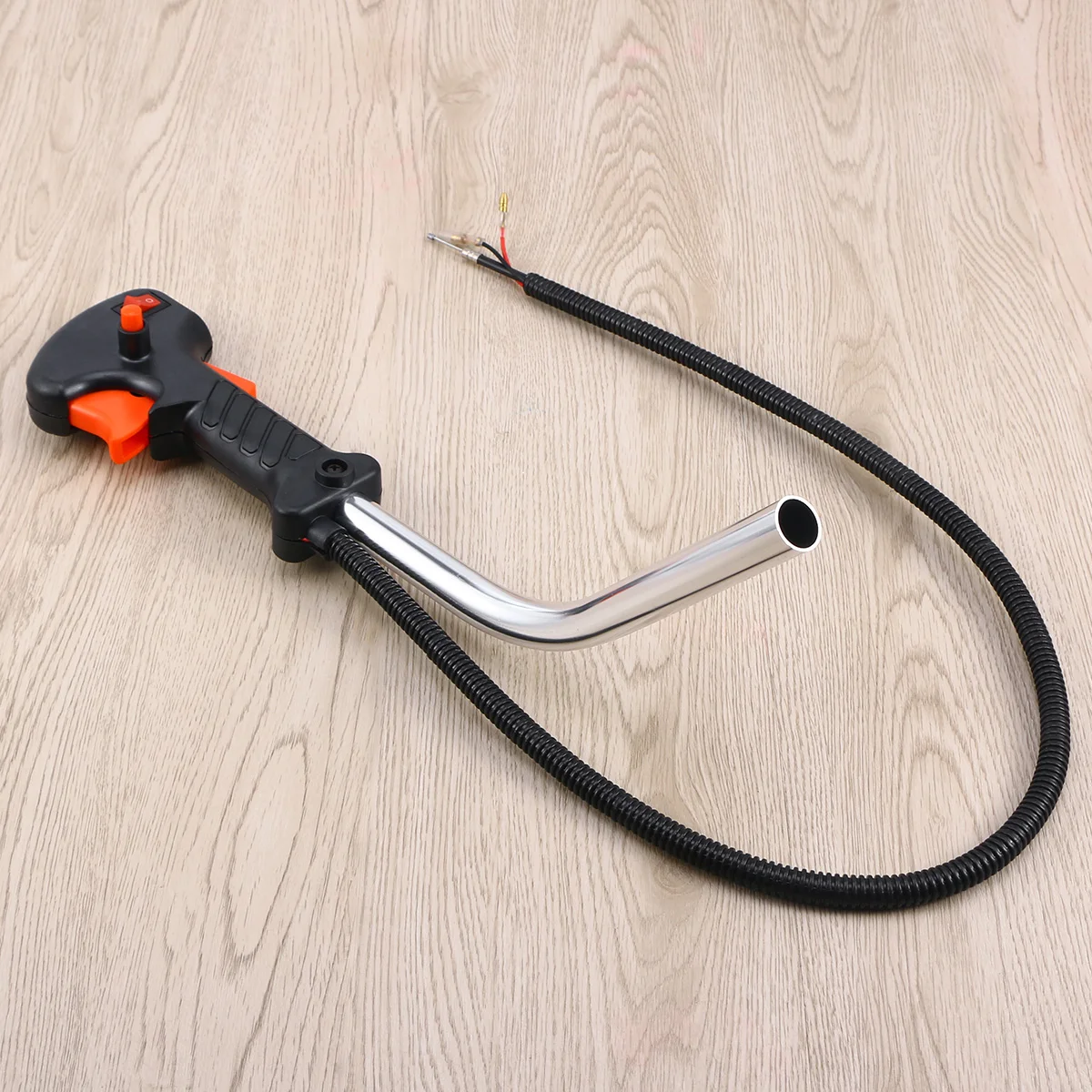 

Strimmer Brush Tube Handle with Throttle Trigger Cable Throttle Line and Throttle Cable Brush Throttle