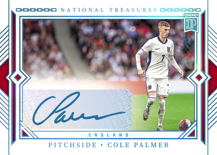 Panini 2024 trésors nationaux Messi Haaland Lautaro Palmer Griezmann Owen bricolage Football Star cartes à collectionner cadeau Collection