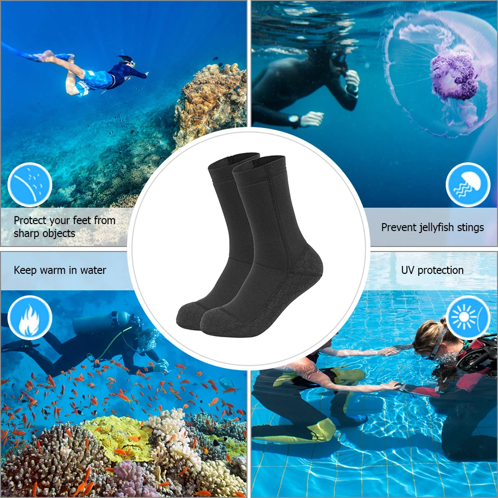 3MM Neoprene Wetsuit Socks War - Wetsuit 3Mm Neoprene recension och pris