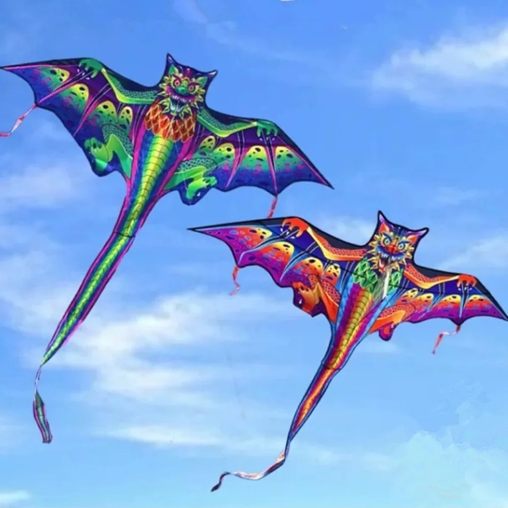 New Easy to Fly Dragon Kite Good Flying Cartoon Children's Kite Pterosaur with 100 Meter Kite Line Outdoor Flying Toy Fun Sports